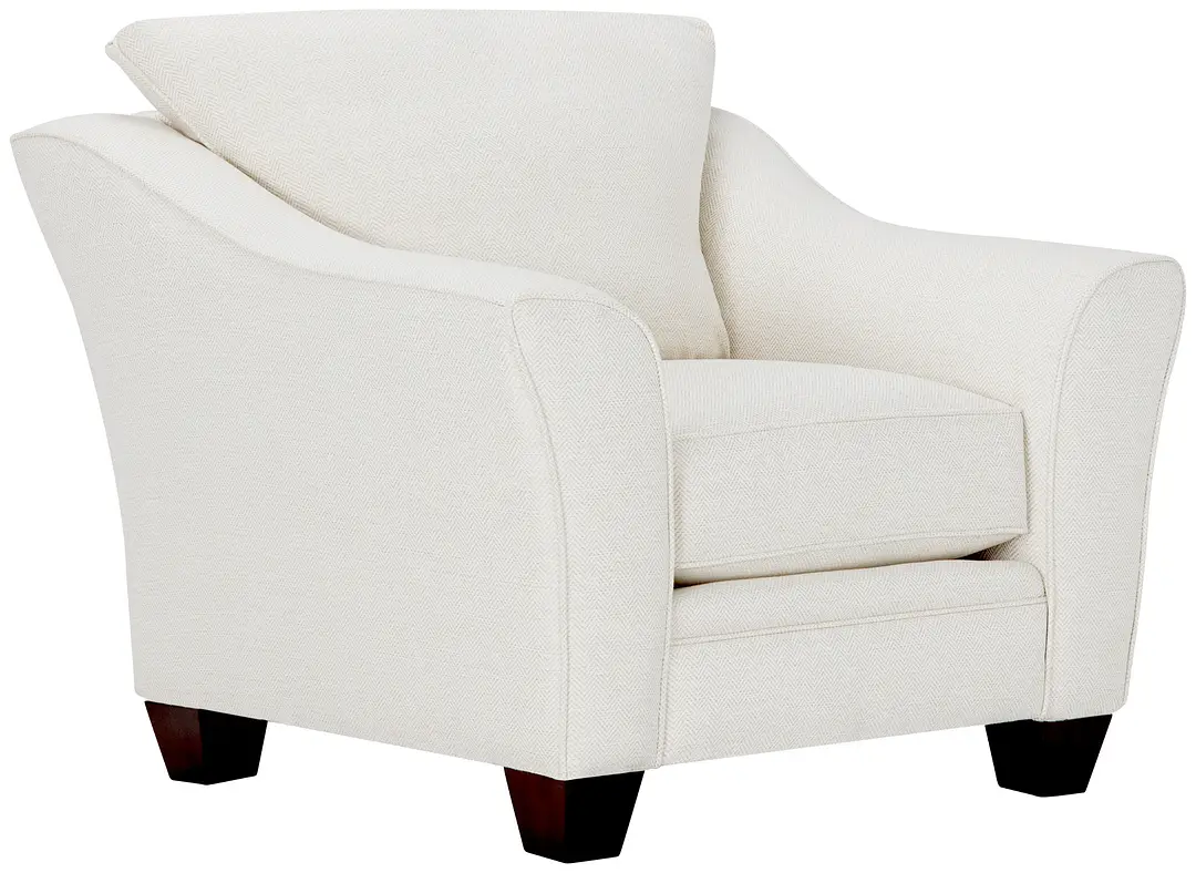 Avery White Fabric Chair Avery White Fabric Chair