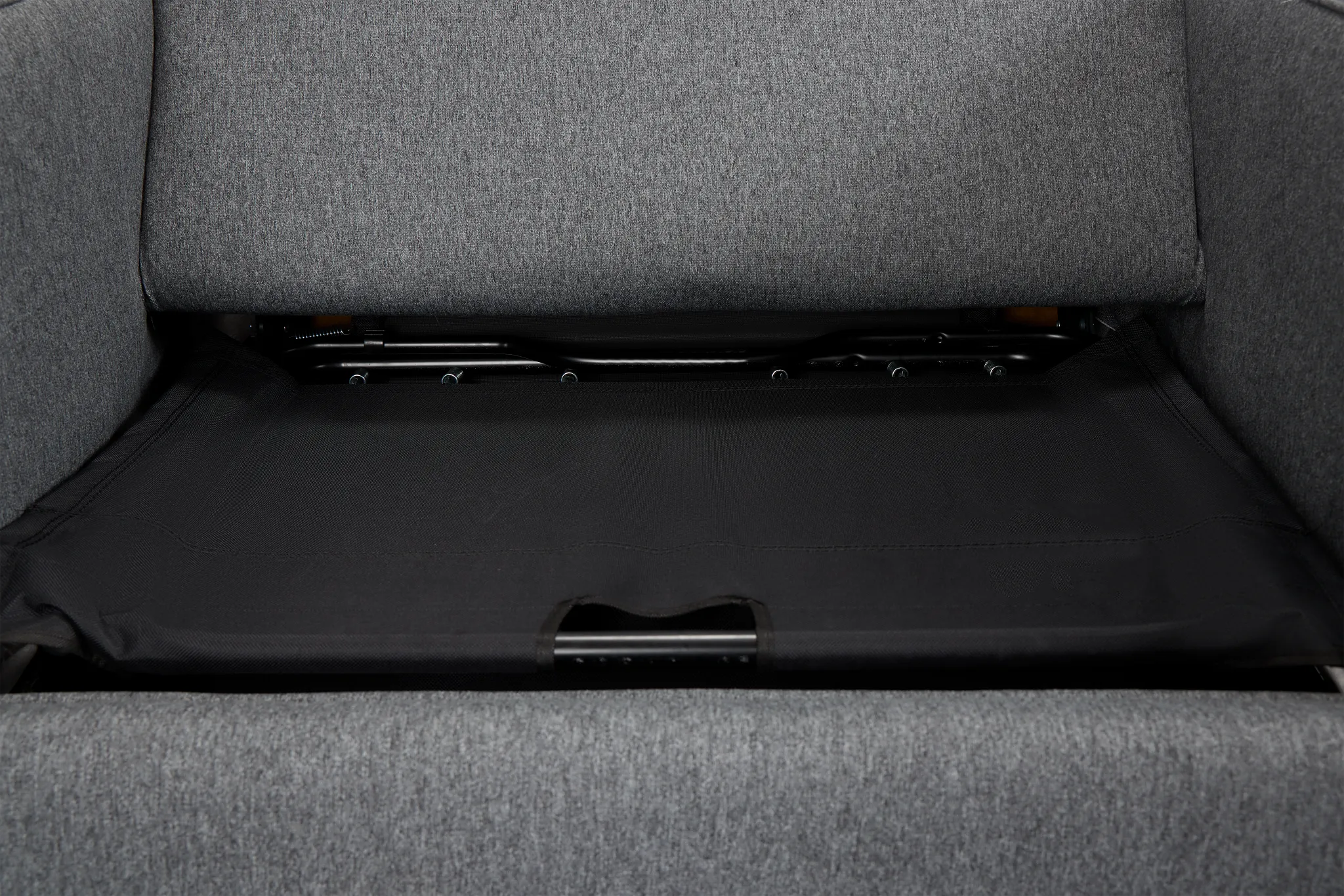 Siesta Delray Dark Gray Fabric Memory Foam Sleeper