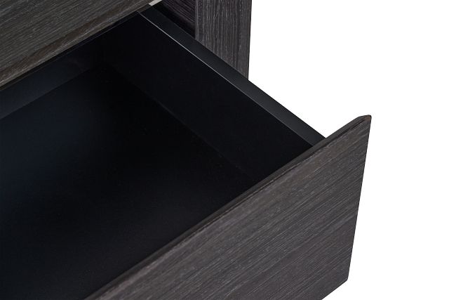 Vancouver Dark Gray Square End Table