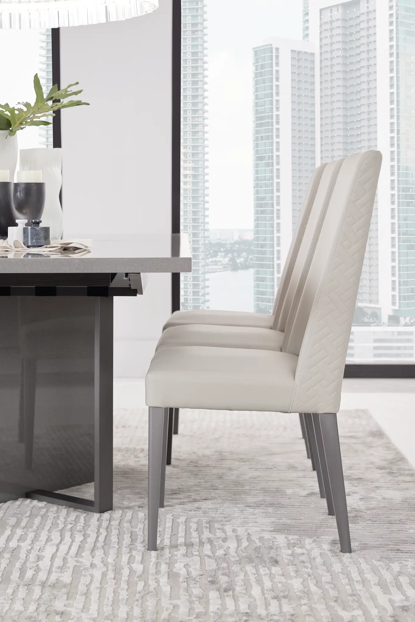Oslo Light Gray Upholstered Side Chair Oslo Light Gray Upholstered Side Chair