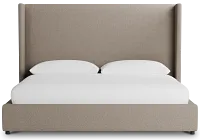 Captiva Elite Brown 60" Upholstered Shelter Bed