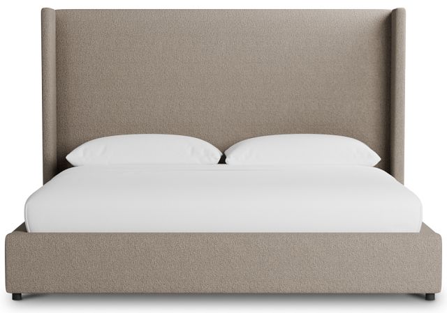 Captiva Elite Brown 60" Upholstered Shelter Bed