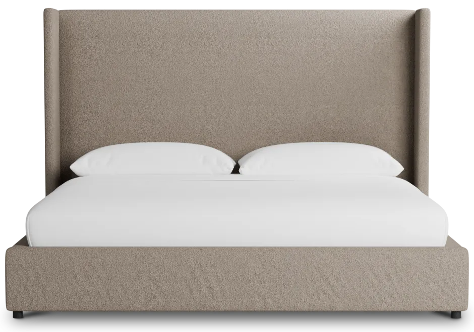 Captiva Elite Brown 60" Upholstered Shelter Bed