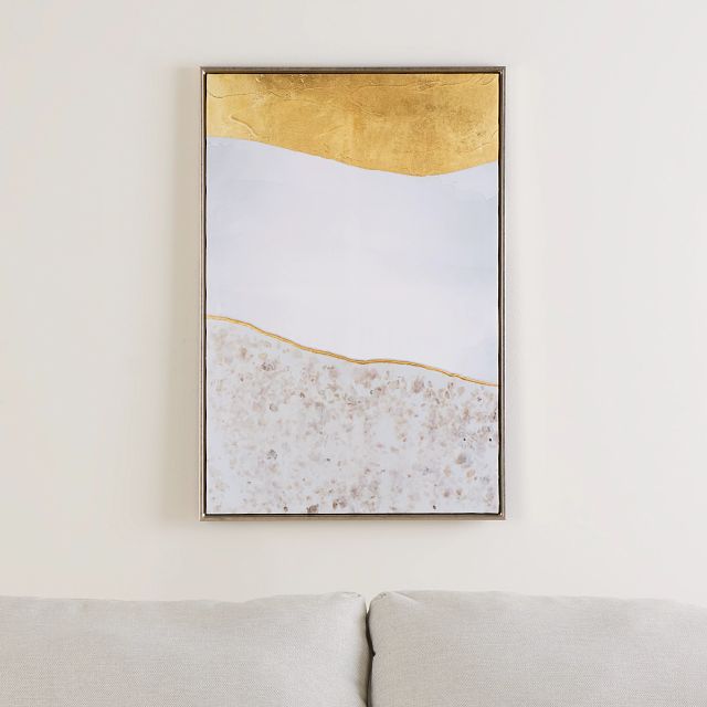 Lena White Framed Wall Art