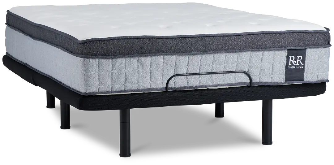 Rest & Renew By Zinus Pocket Innerspring 14" Deluxe Adjustable Mattress Set Rest & Renew By Zinus Pocket Innerspring 14" Deluxe Adjustable Mattress Set