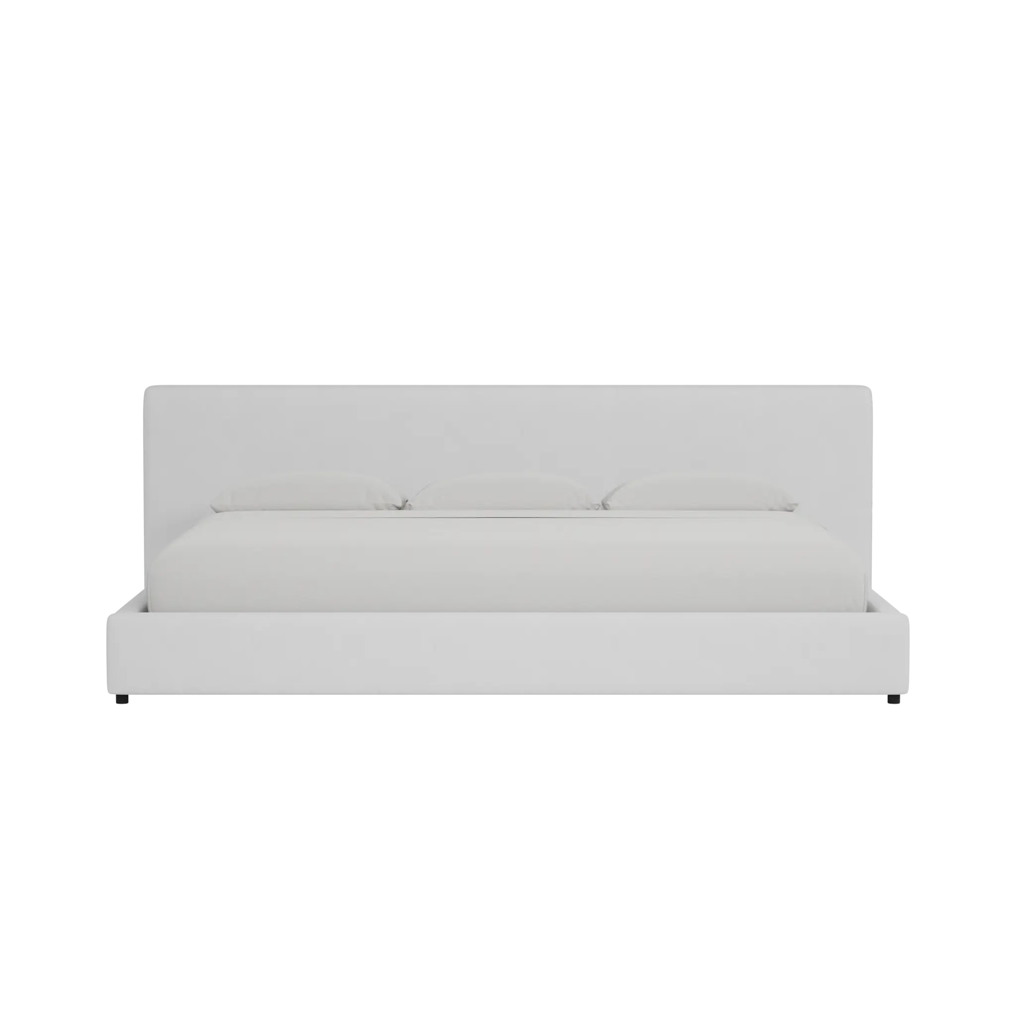 Grayton Suave White 44" Upholstered Platform Bed Grayton Suave White 44" Upholstered Platform Bed