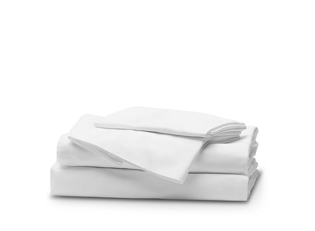 Organic Cotton White 300 Thread Sheet Set (1)