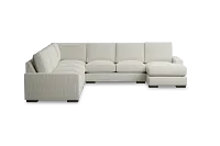 Edgewater Lucy Light Beige Large Right Chaise Sectional