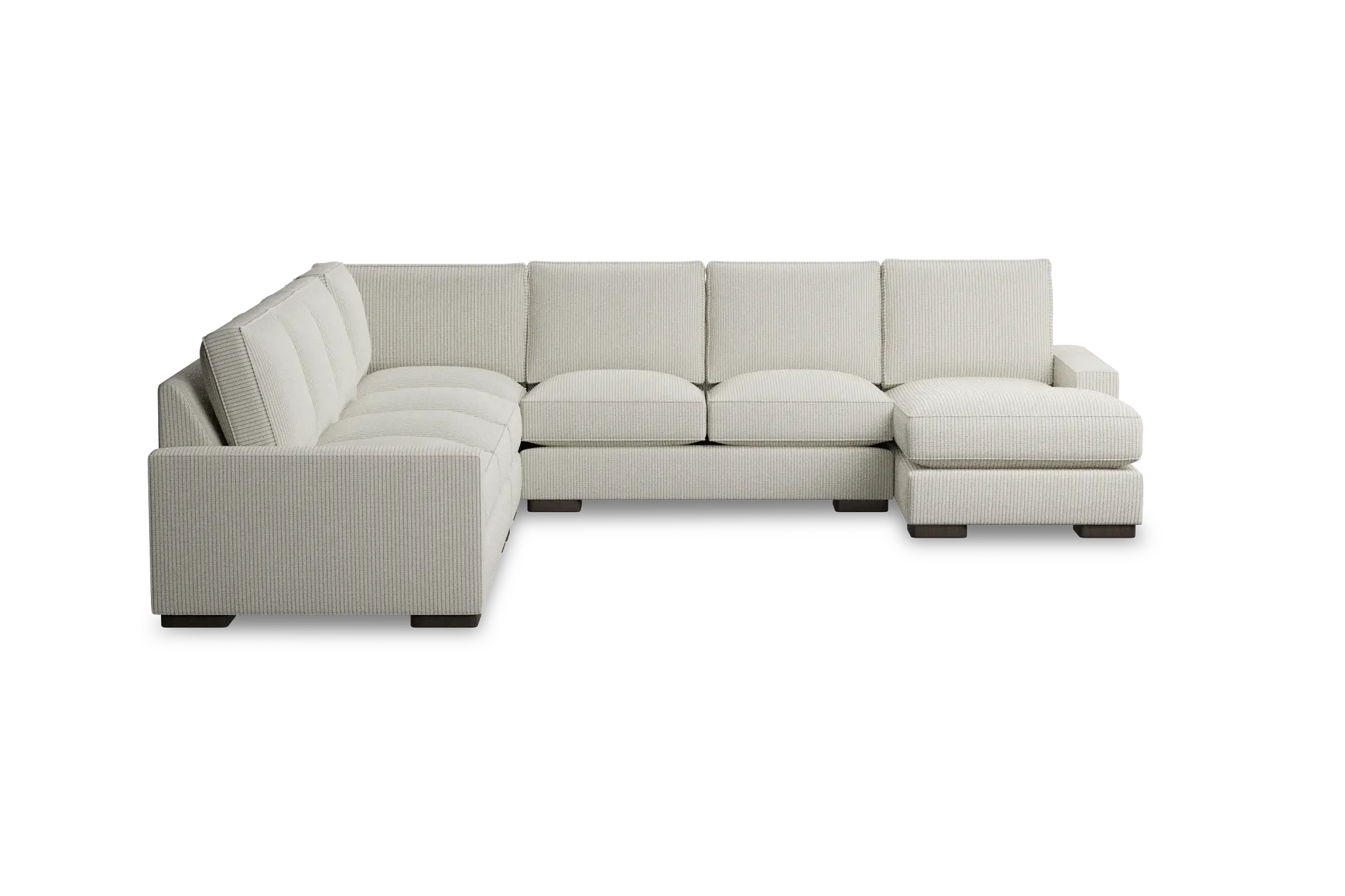 Edgewater Lucy Light Beige Large Right Chaise Sectional Edgewater Lucy Light Beige Large Right Chaise Sectional