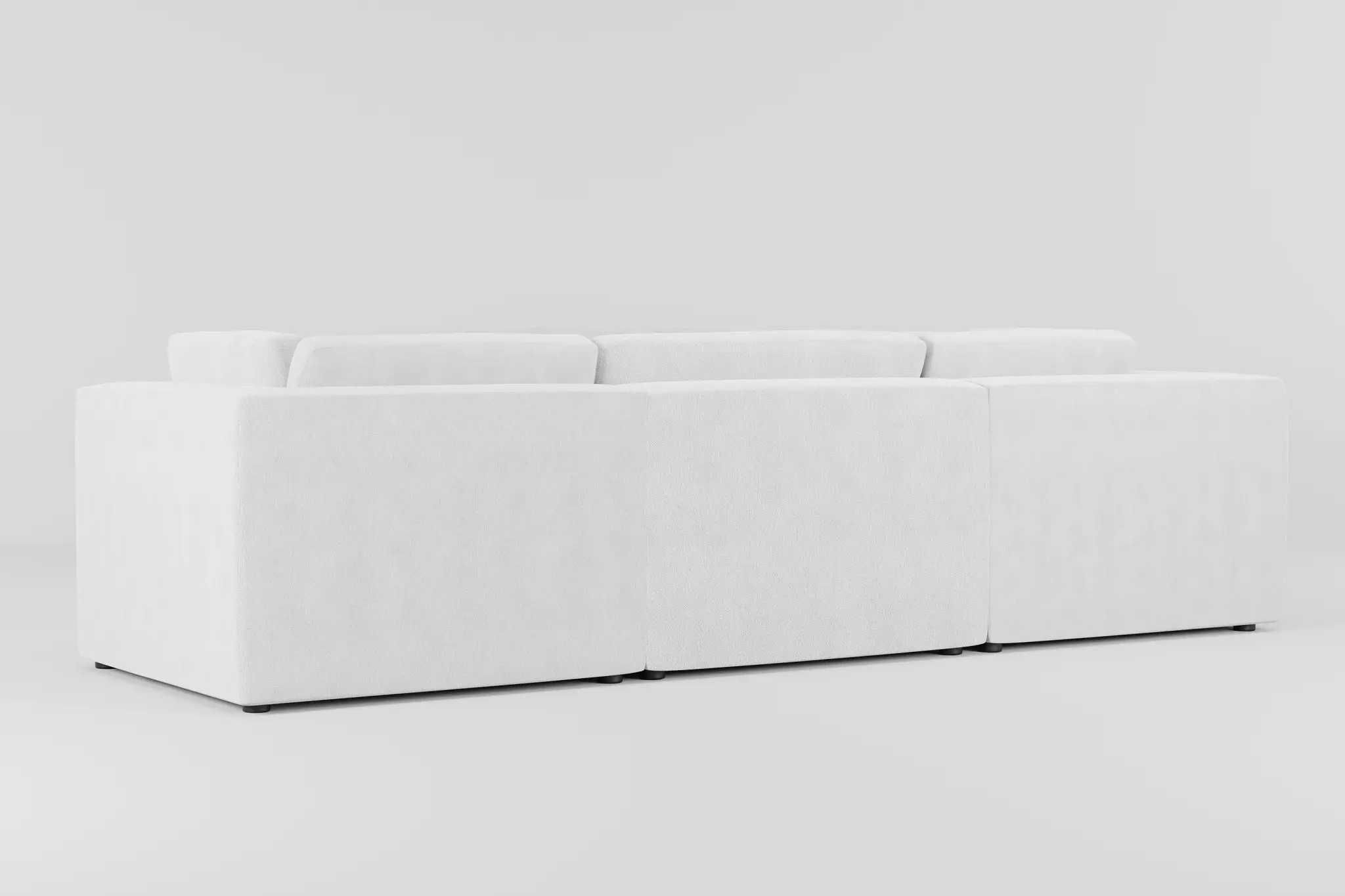 Destin Revenue White Fabric 5-piece Modular Sectional Destin Revenue White Fabric 5-piece Modular Sectional