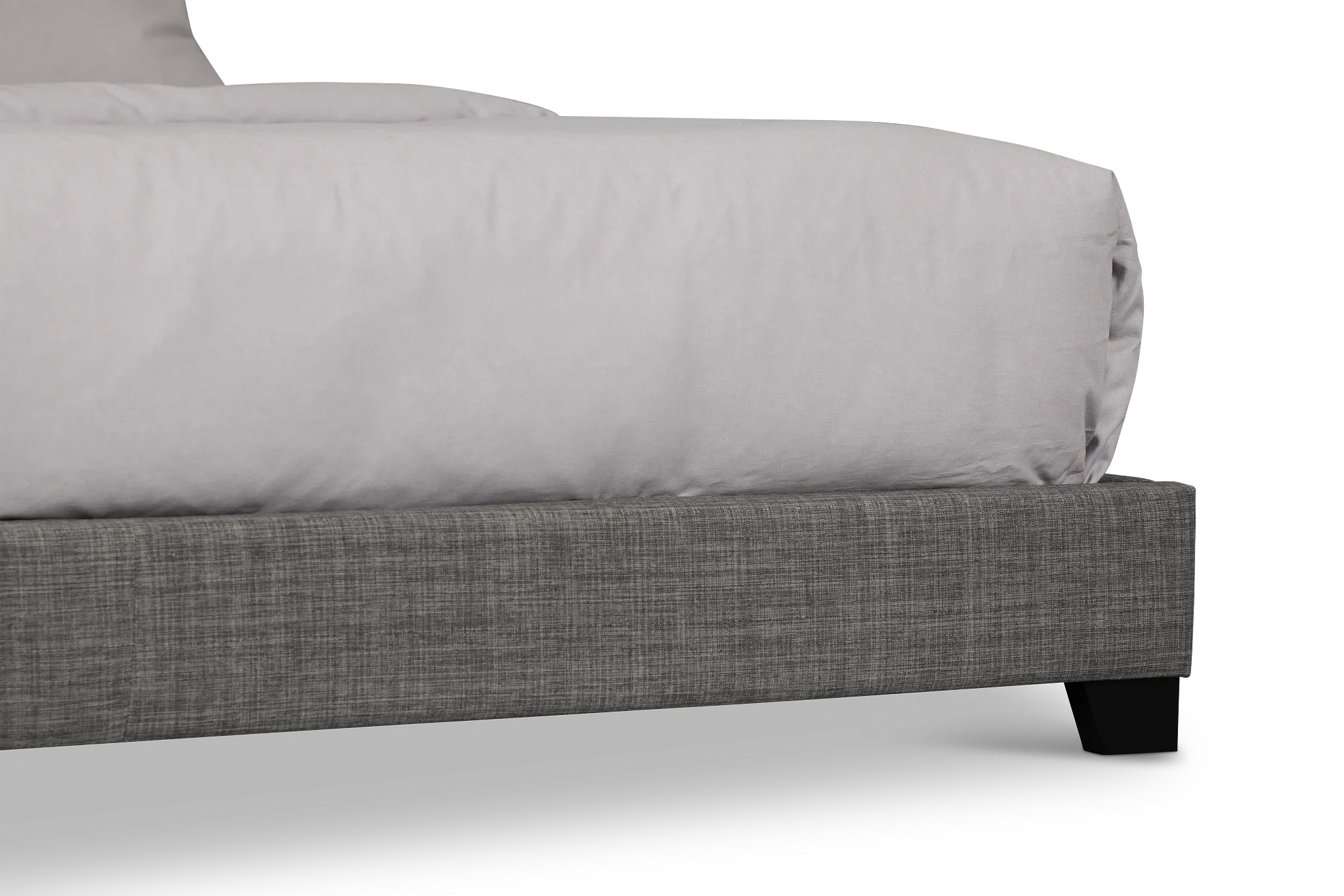 Flagler Gray Uph Panel Bed