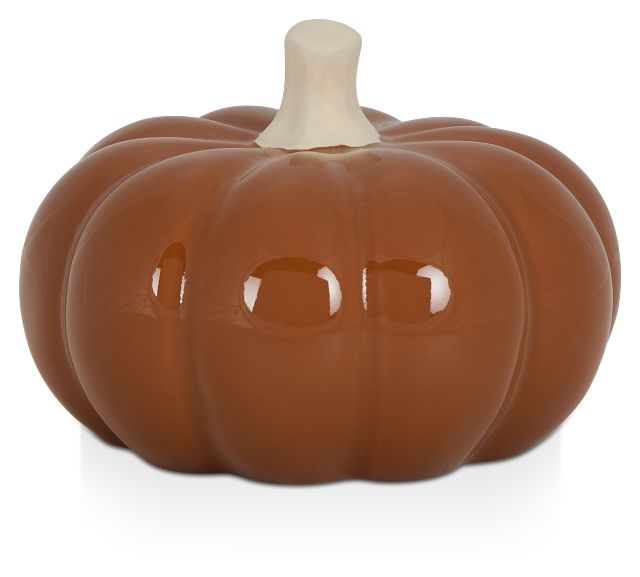 Pumpkin Brown Medium Tabletop Accessory
