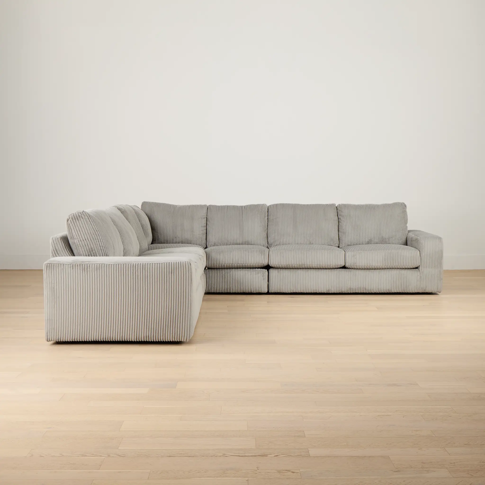 Charlie Gray Fabric Large Two-arm Sectional Charlie Gray Fabric Large Two-arm Sectional