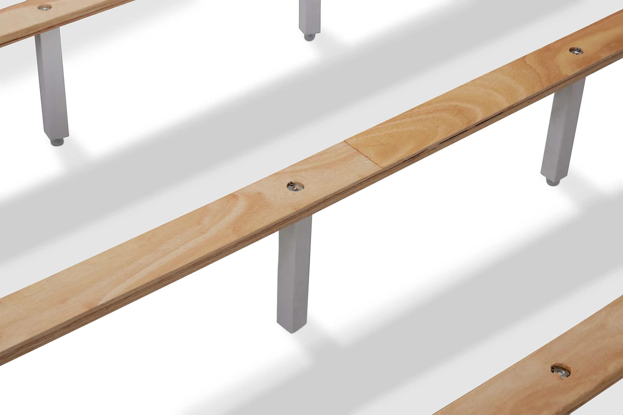 Heron Cove White Panel Bed With Lights