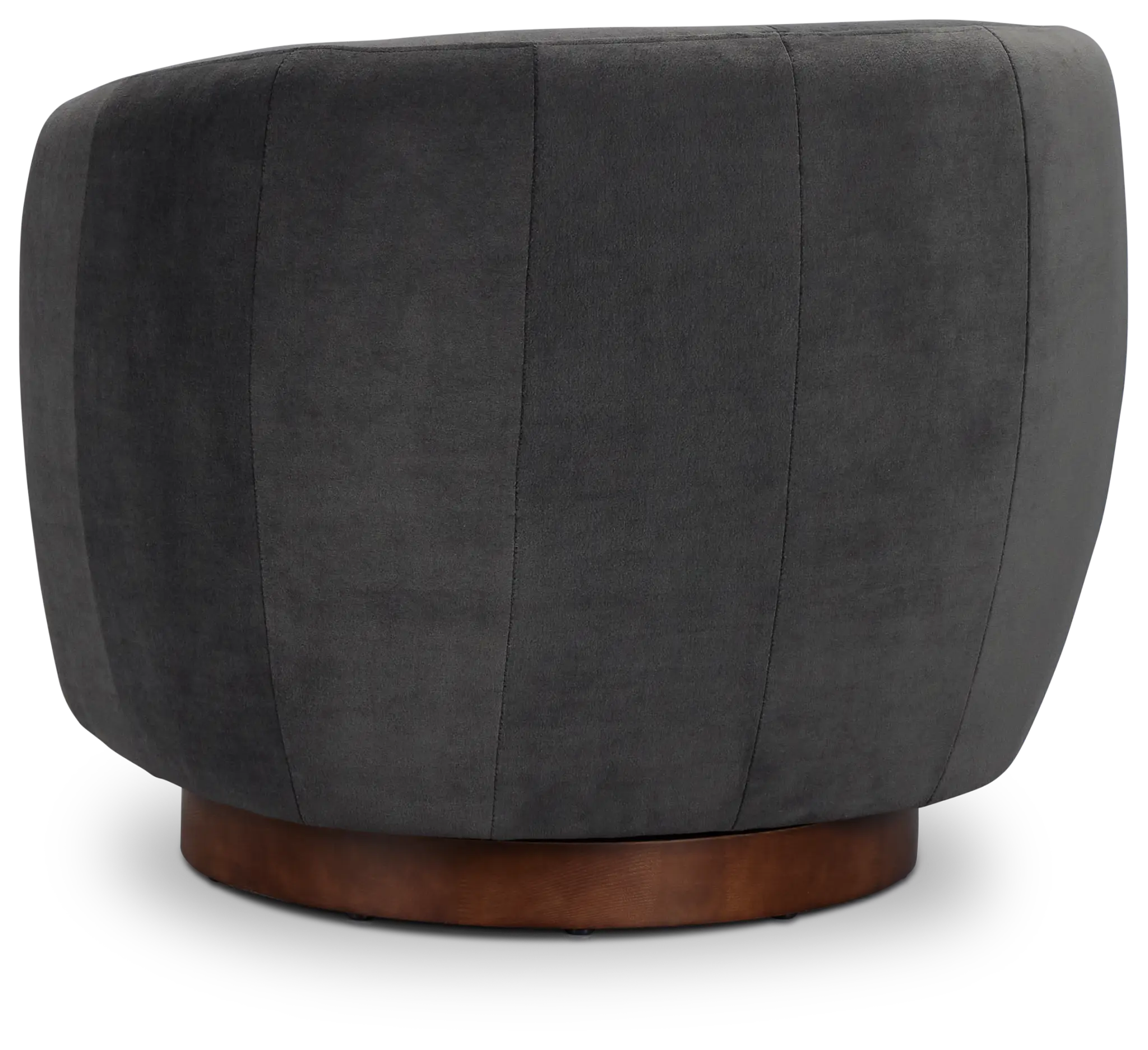 Hazel Dark Gray Velvet Swivel Accent Chair Hazel Dark Gray Velvet Swivel Accent Chair