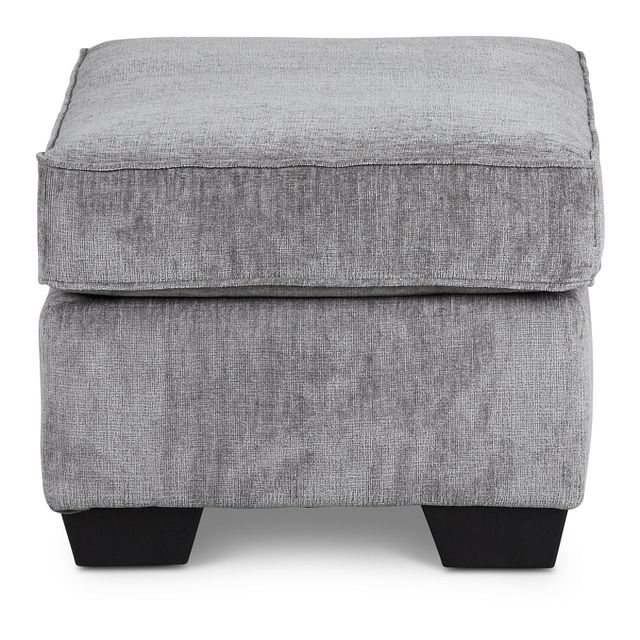 Altari Light Gray Micro Ottoman