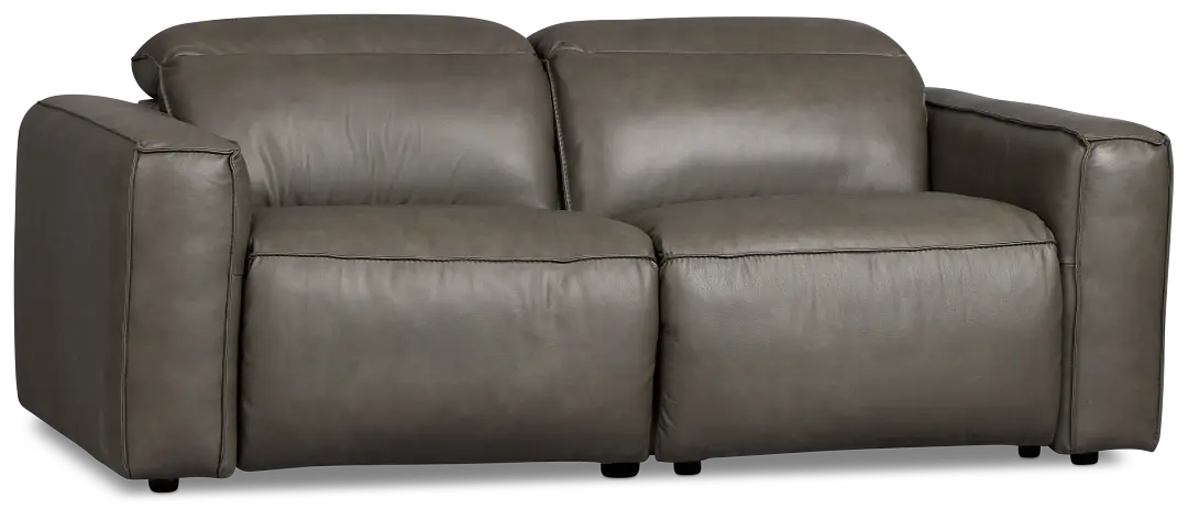 Ryland Dark Gray Lthr/vinyl Power Reclining Sofa Ryland Dark Gray Lthr/vinyl Power Reclining Sofa