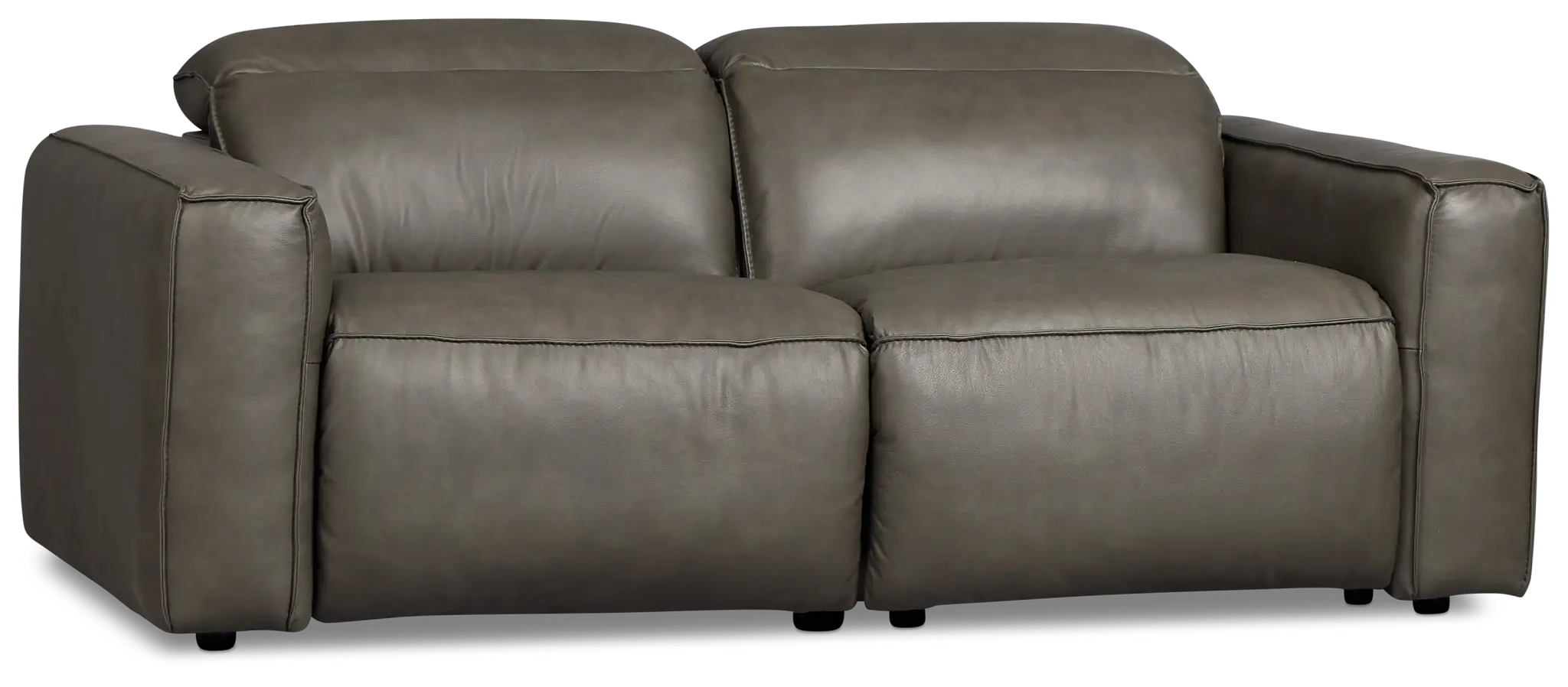 Ryland Dark Gray Lthr/vinyl Power Reclining Sofa Ryland Dark Gray Lthr/vinyl Power Reclining Sofa