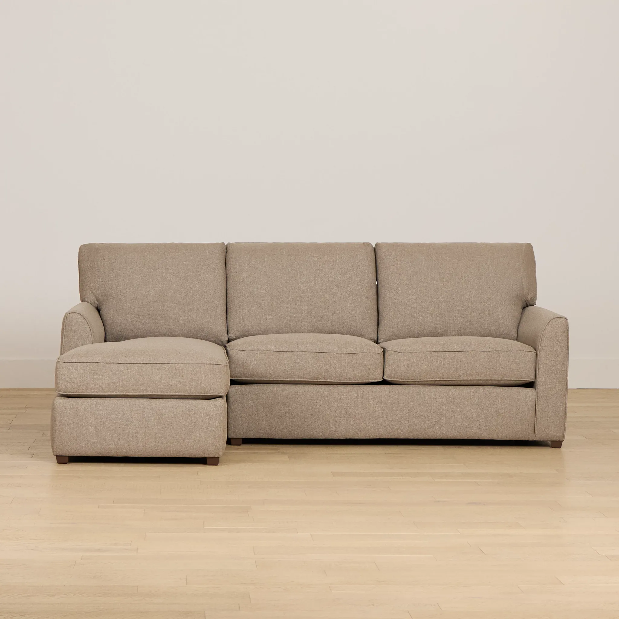 Tate Brown Fabric Left Chaise Sectional