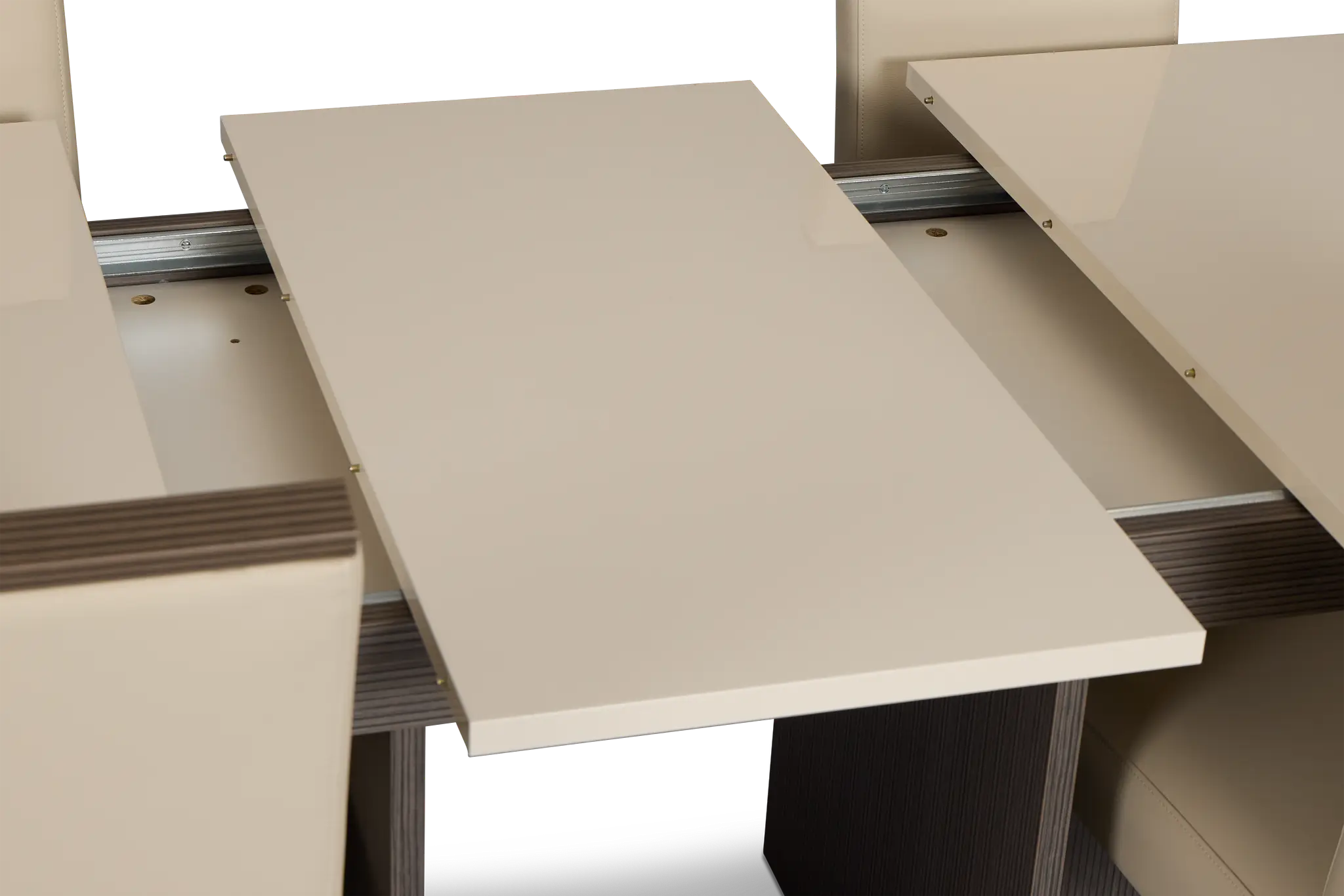 Sienna Two-tone Table & 4 Leather Chairs Sienna Two-tone Table & 4 Leather Chairs