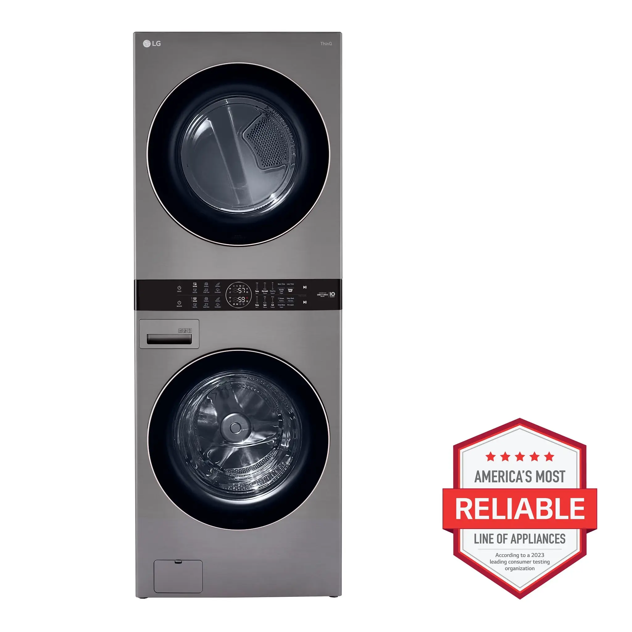 Lg 101 Series Gray Gas Laundry Center Lg 101 Series Gray Gas Laundry Center
