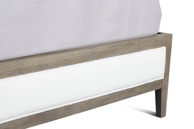 Alden Gray Uph Platform Bed