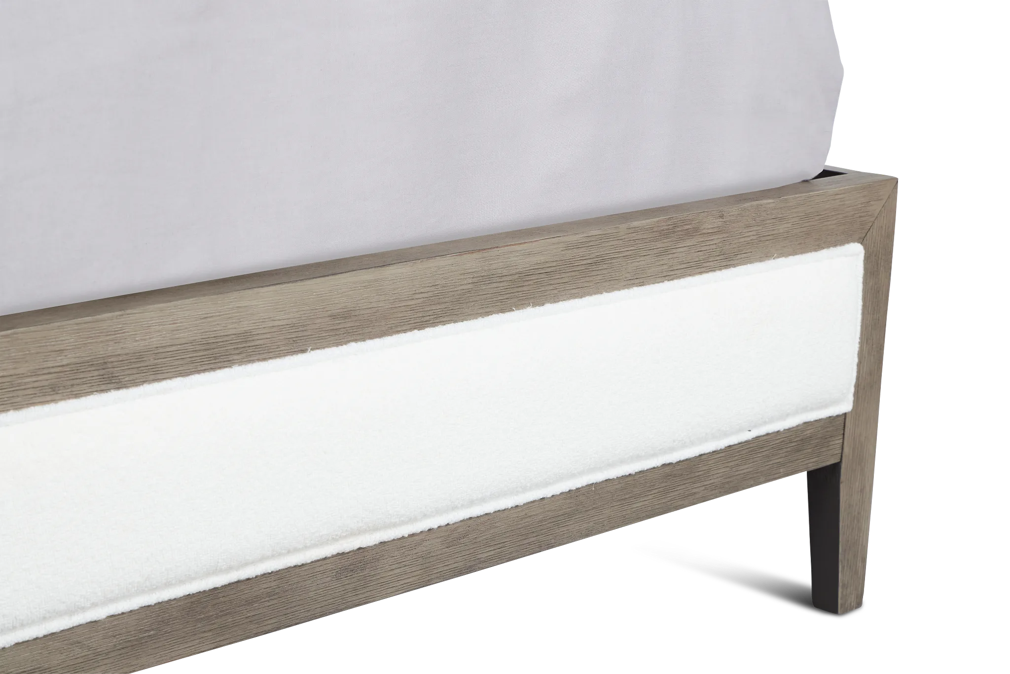 Alden Gray Uph Platform Bed