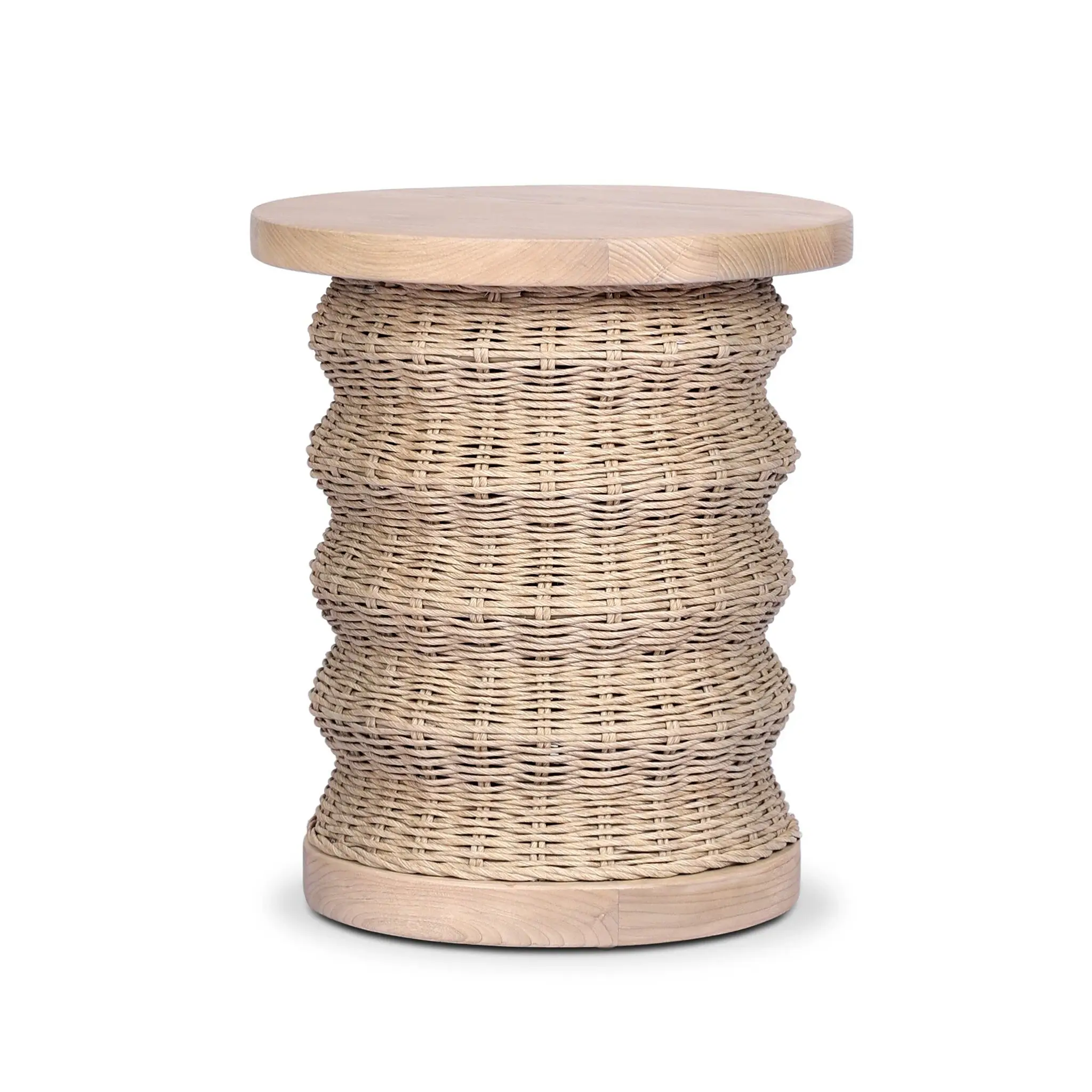Four Hands Brailey Light Tone Round End Table Four Hands Brailey Light Tone Round End Table