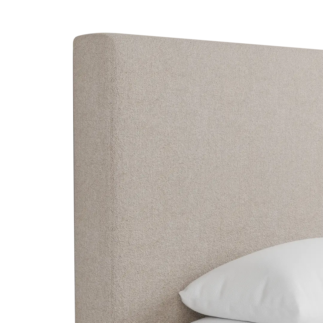 Grayton Elite Taupe 54" Upholstered Platform Bed Grayton Elite Taupe 54" Upholstered Platform Bed