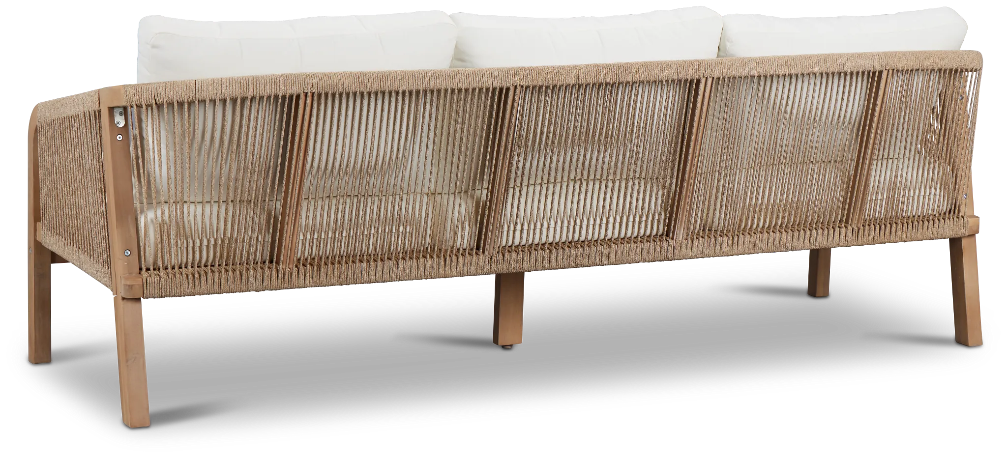 Laguna Light Tone Sofa With White Cushions