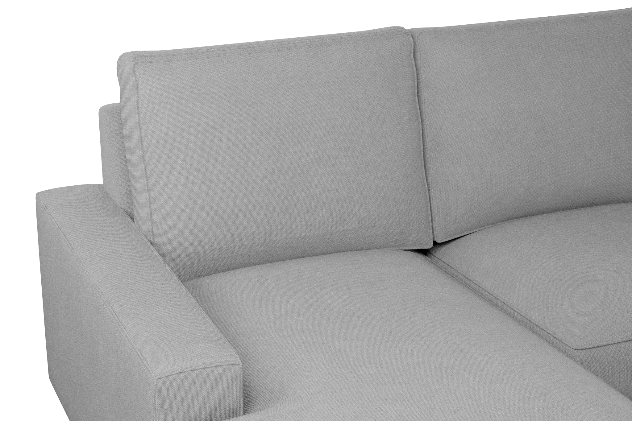 Edgewater Suave Gray Medium Left Chaise Sectional Edgewater Suave Gray Medium Left Chaise Sectional
