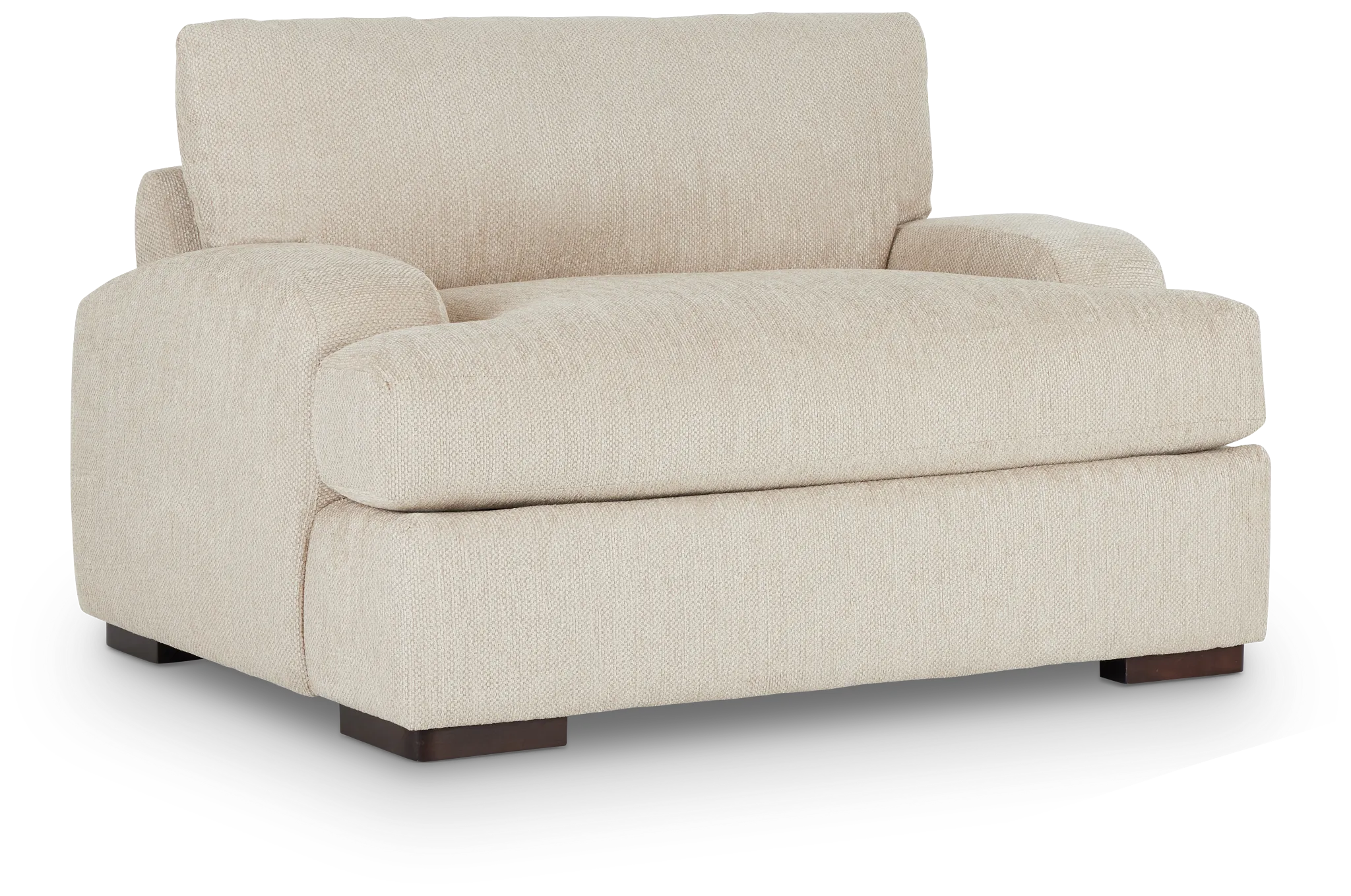 Alpha Beige Fabric Chair