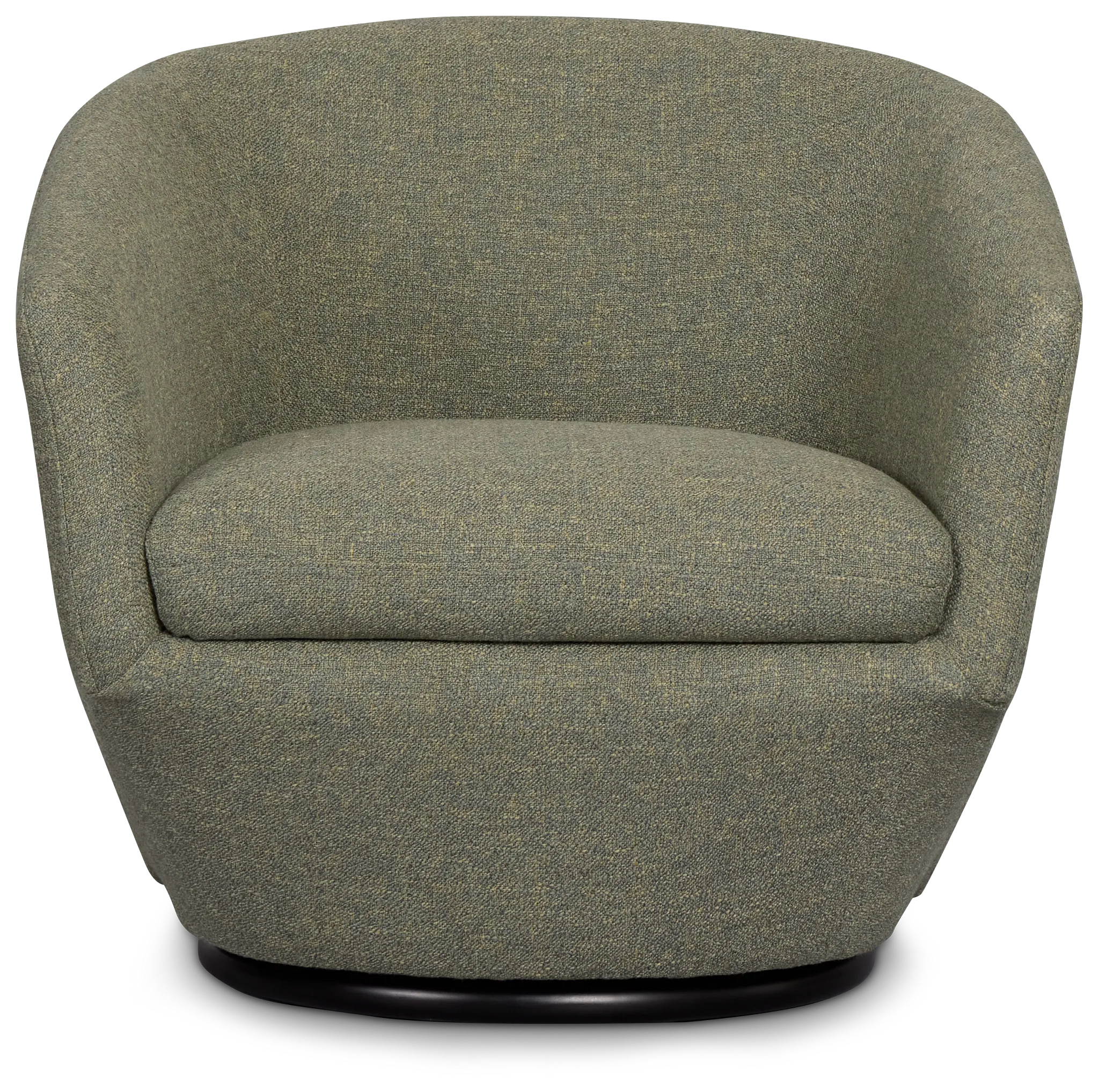 Baylor Green Fabric Swivel Chair