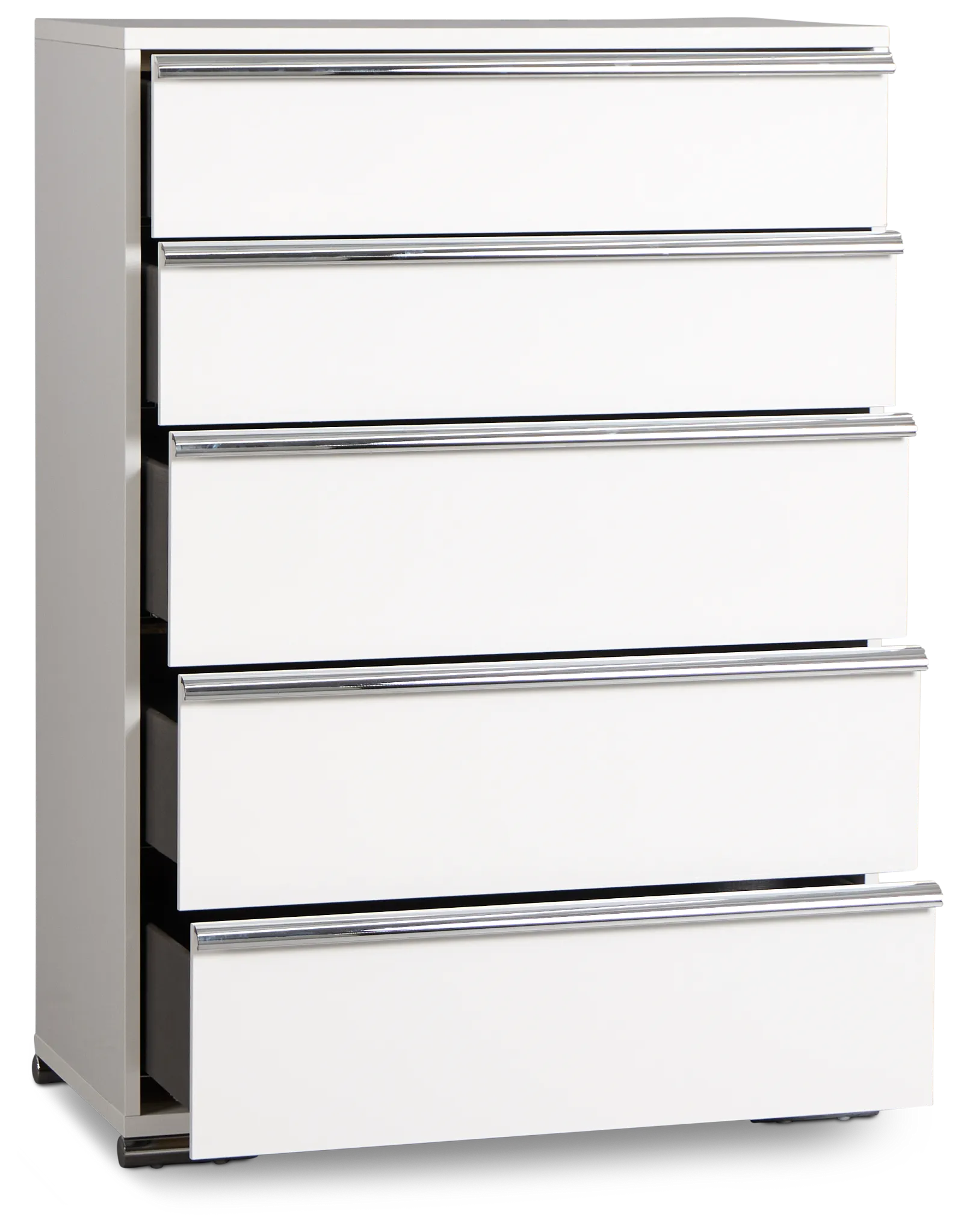 Davie White Drawer Chest
