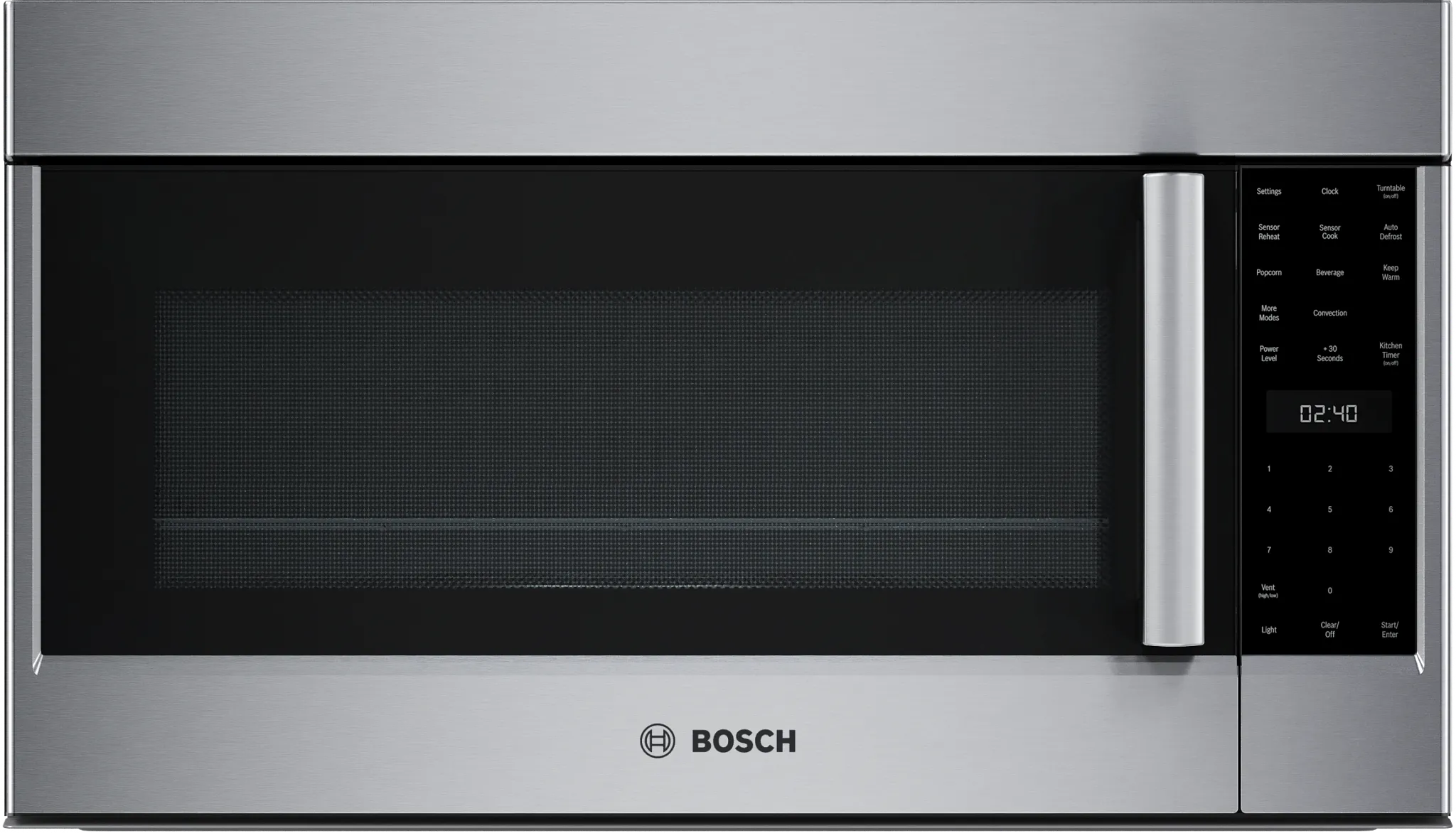 Bosch 800 Series Stainless Steel 30" Over-the-range Microwave