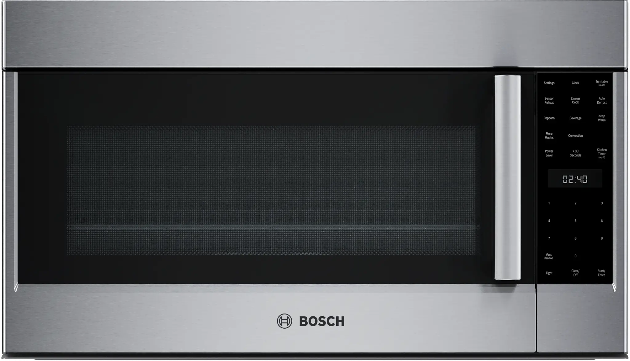 Bosch 800 Series Stainless Steel 30" Over-the-range Microwave Bosch 800 Series Stainless Steel 30" Over-the-range Microwave