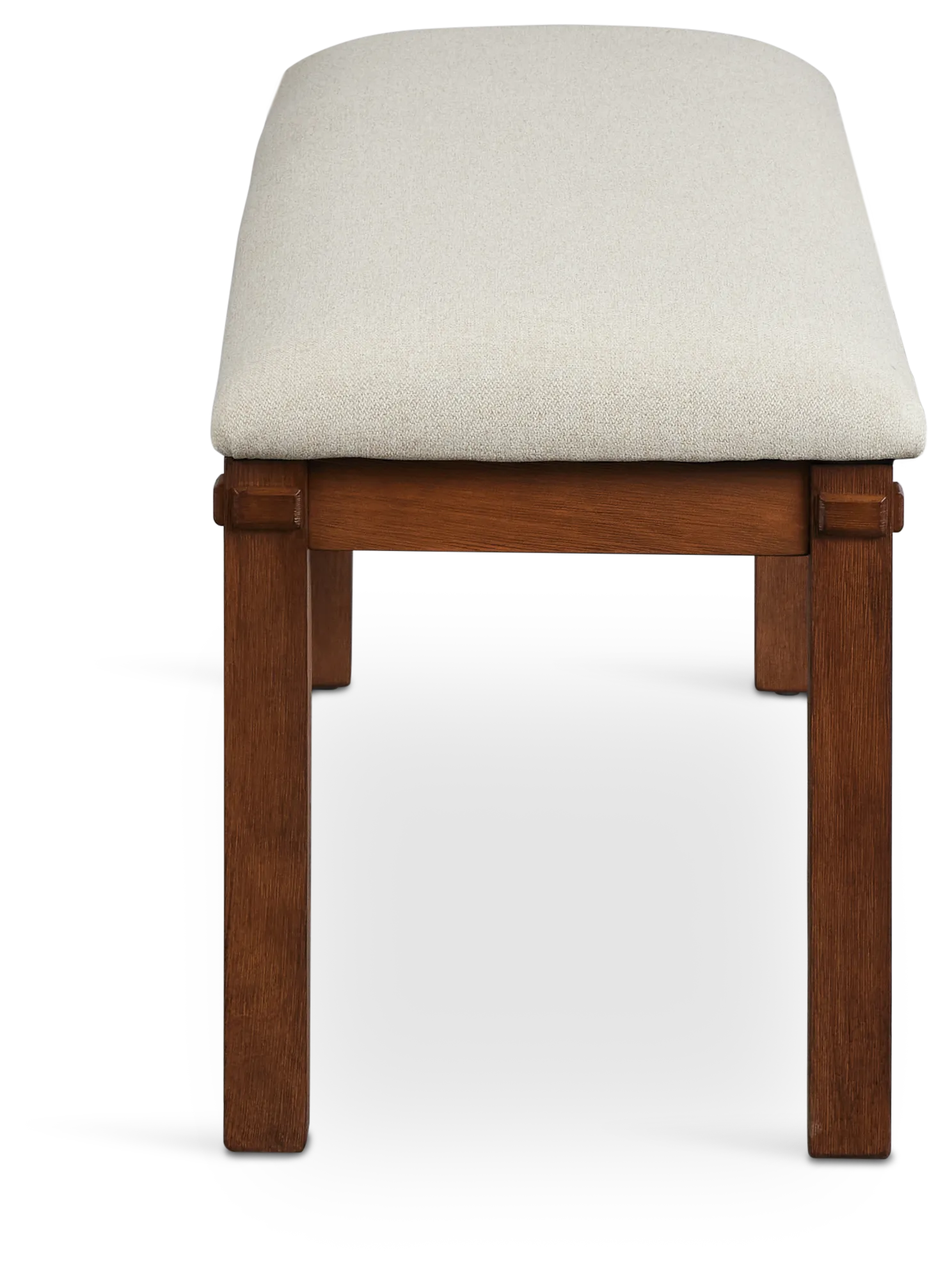 Park City Dark Tone Upholstered Dining Bench