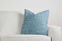 Sutt Teal 22" Accent Pillow