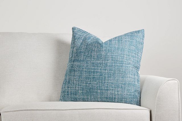 Sutton Teal 22" Accent Pillow