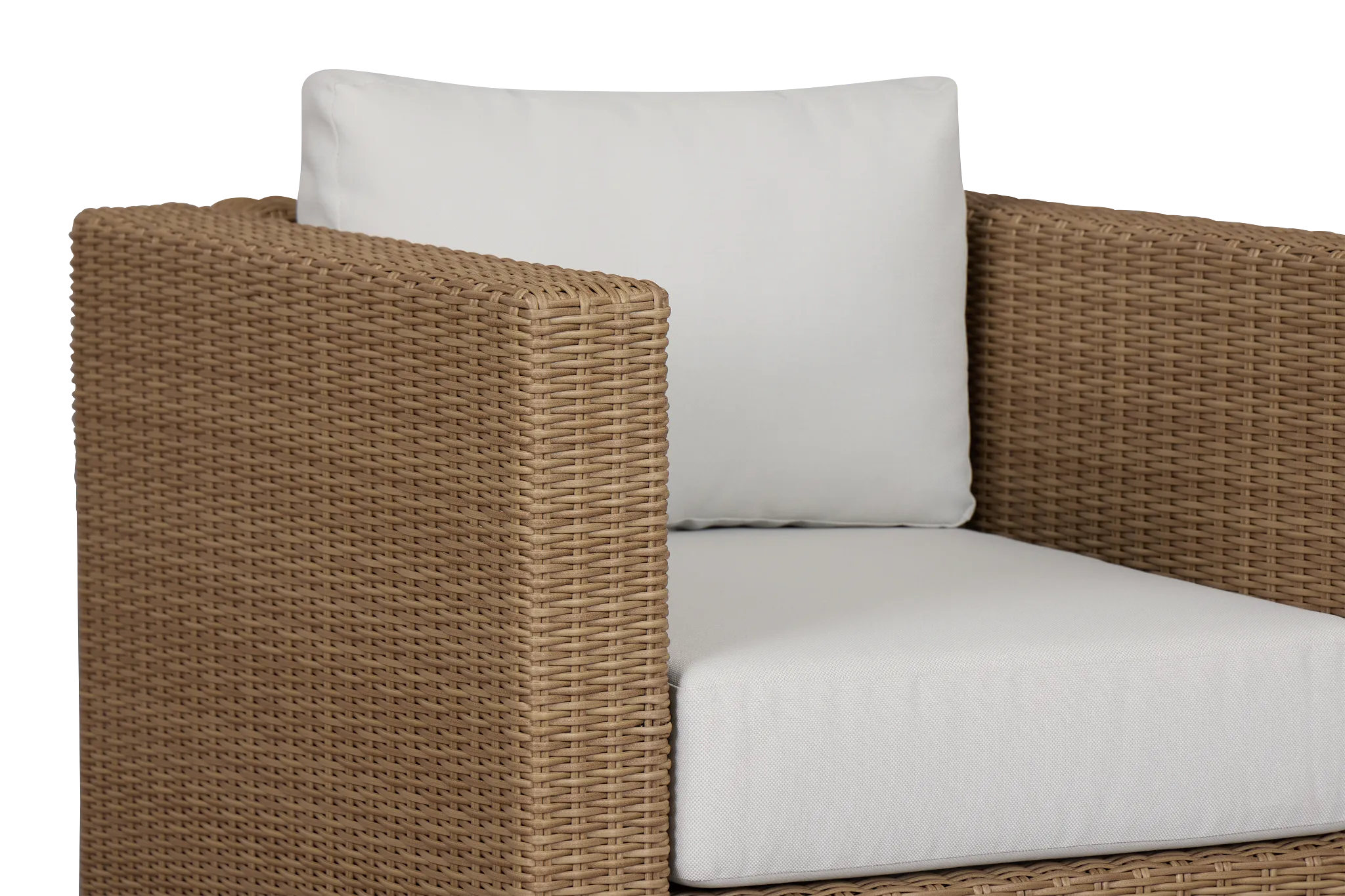 Montecito Light Tone Chair With Light Beige Cushions