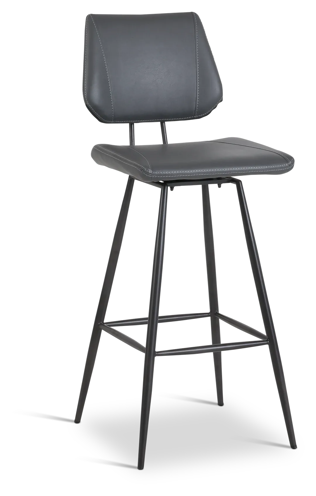 Gunnar Dark Gray 30" Upholstered Barstool