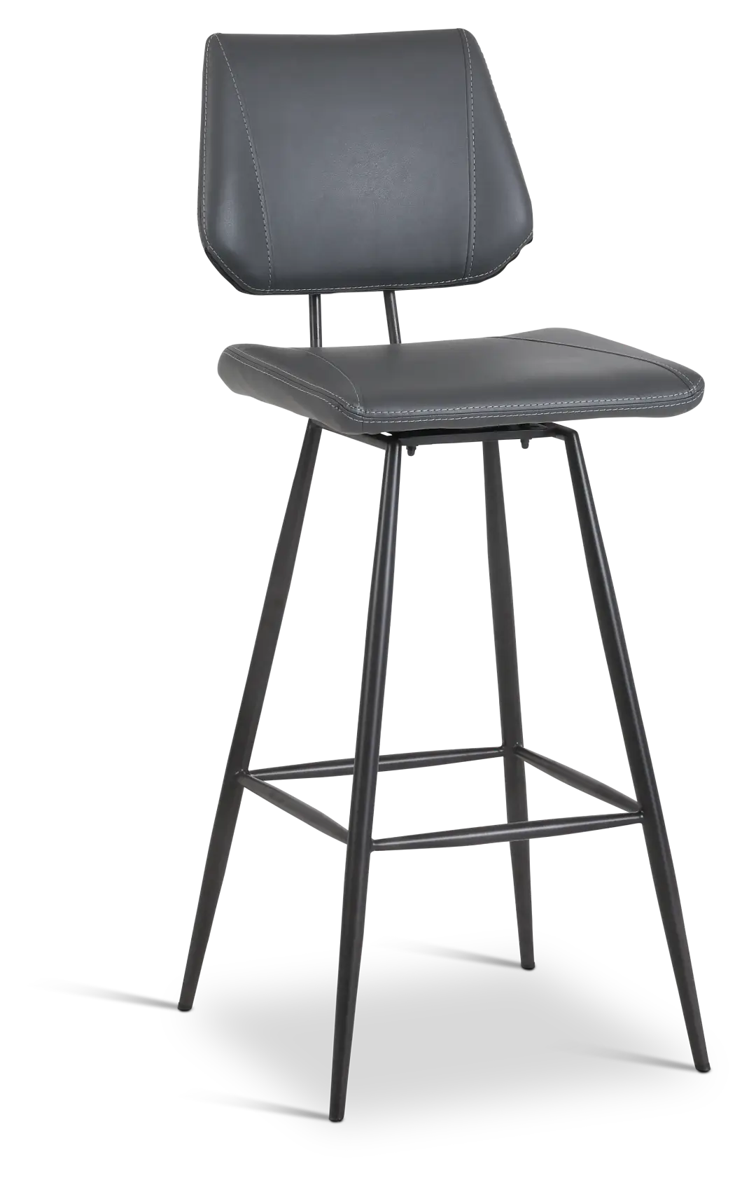 Gunnar Dark Gray 30" Upholstered Barstool Gunnar Dark Gray 30" Upholstered Barstool