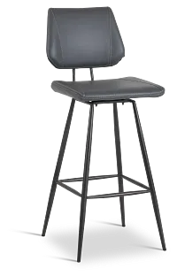 Gunnar Dark Gray 30" Upholstered Barstool