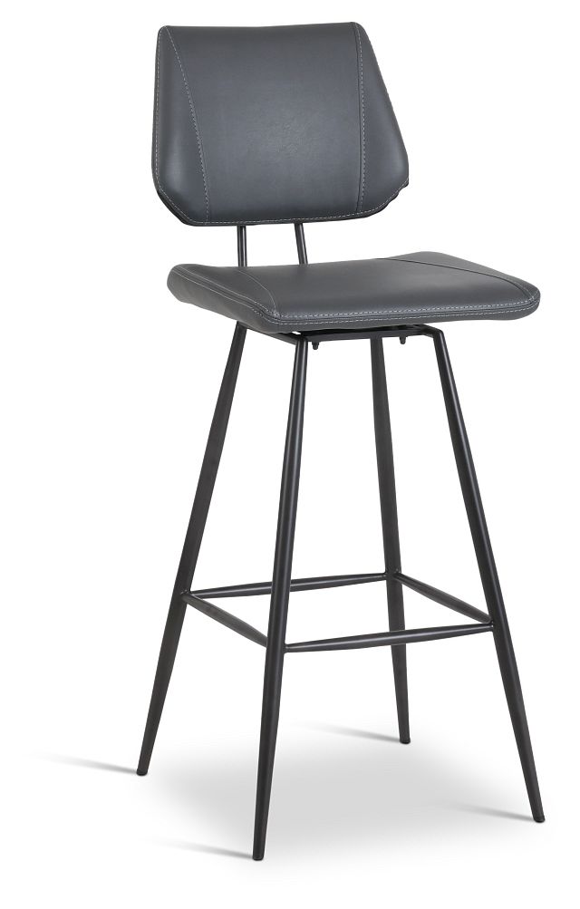 Gunnar Dark Gray 30" Upholstered Barstool