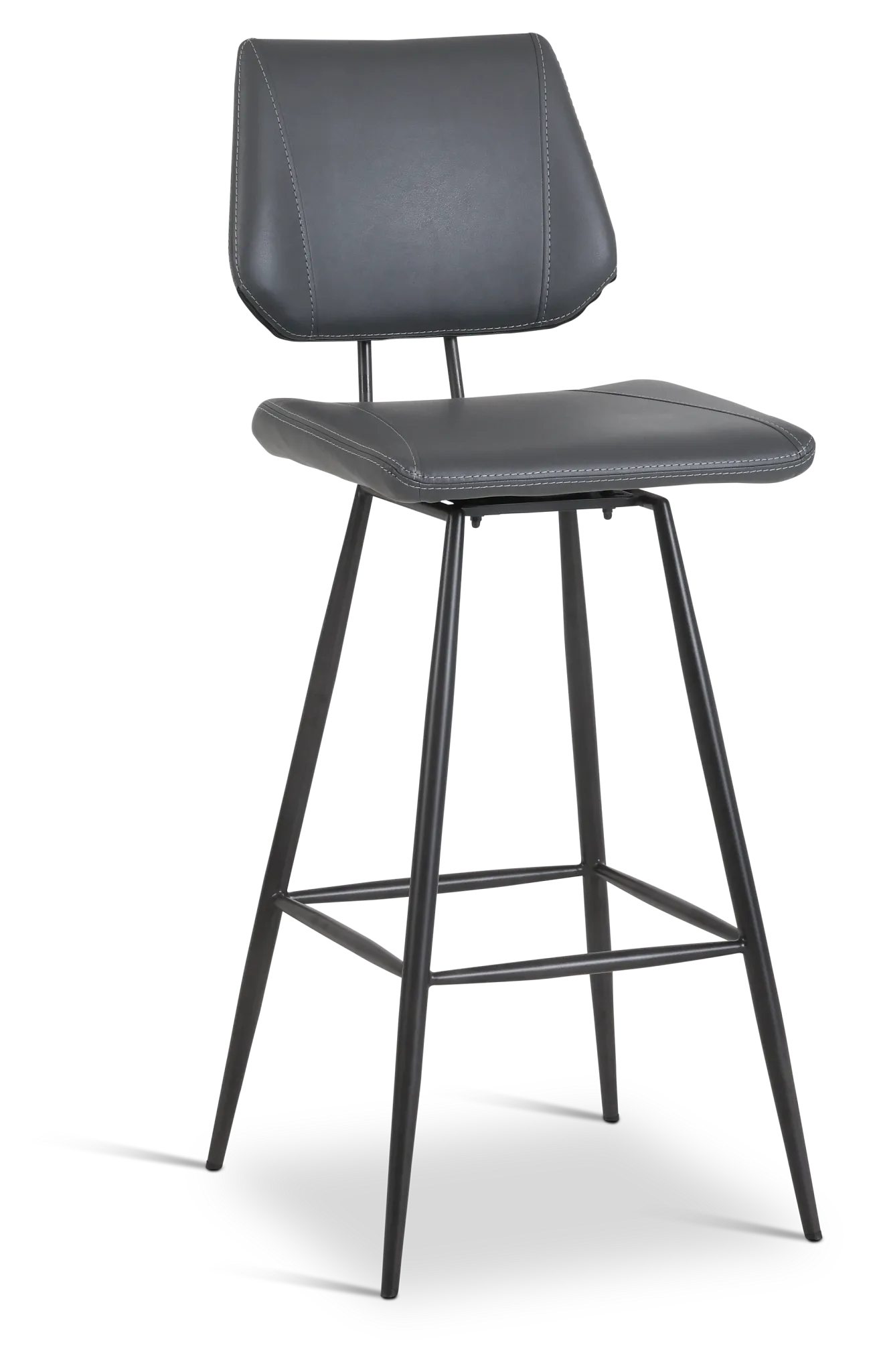 Gunnar Dark Gray 30" Upholstered Barstool