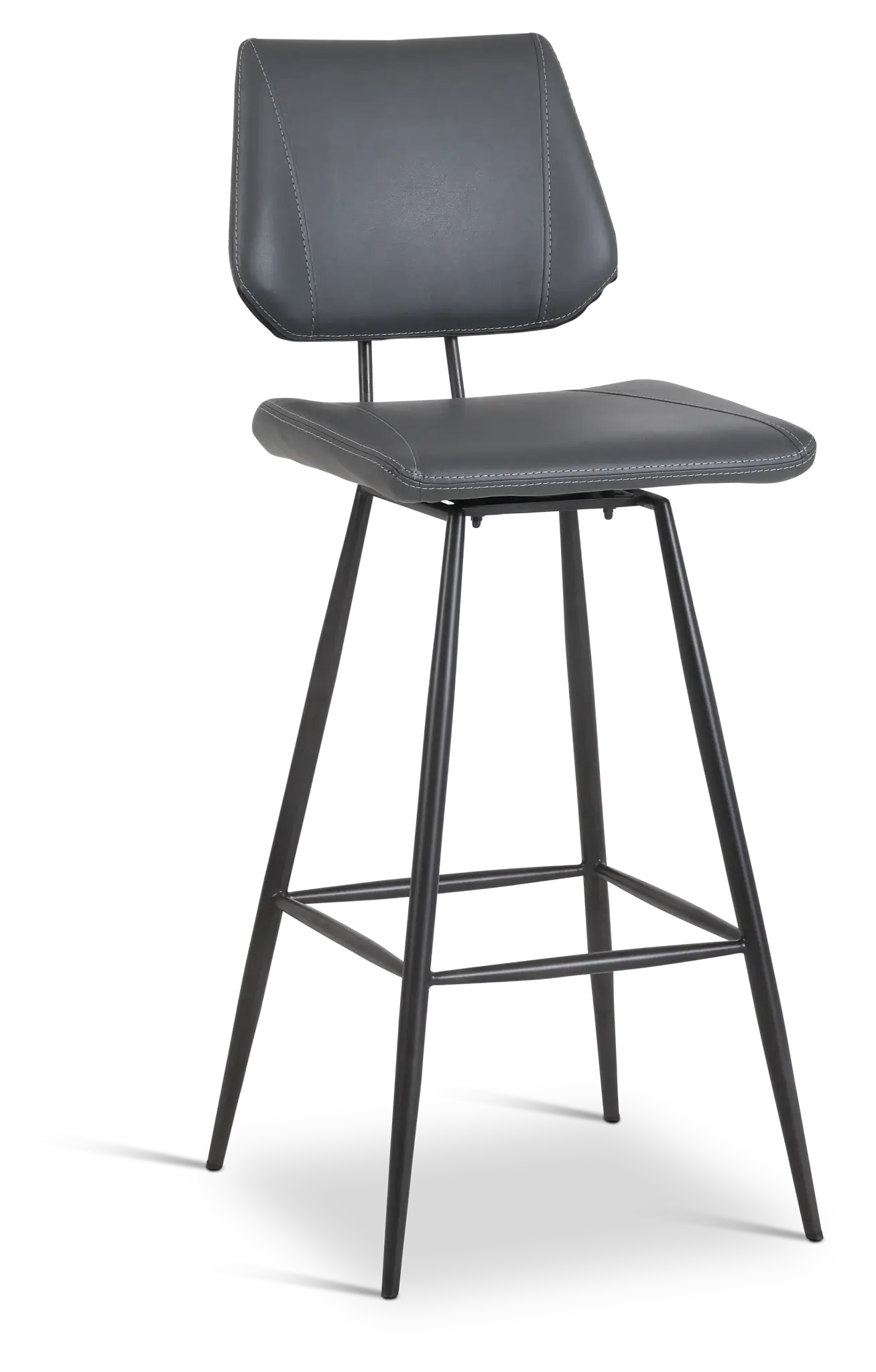 Gunnar Dark Gray 30" Upholstered Barstool Gunnar Dark Gray 30" Upholstered Barstool