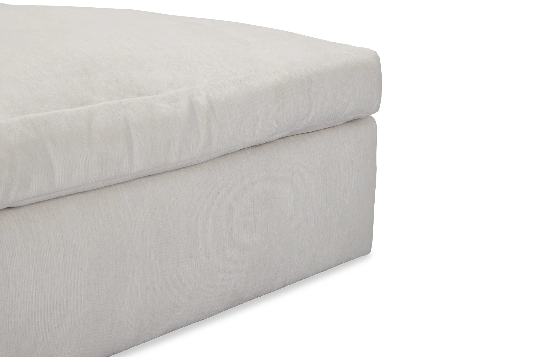 Stella Ivory Fabric Double Chaise Sectional Stella Ivory Fabric Double Chaise Sectional