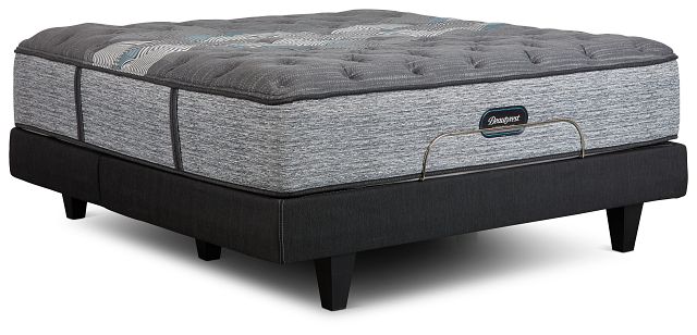 Beautyrest Harmony Lux Diamond Series Plush Black Luxury Adjustable Mattress Set