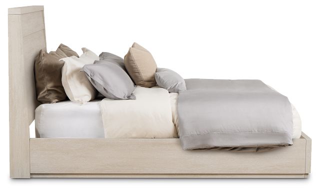 Capraia Light Tone Panel Bed