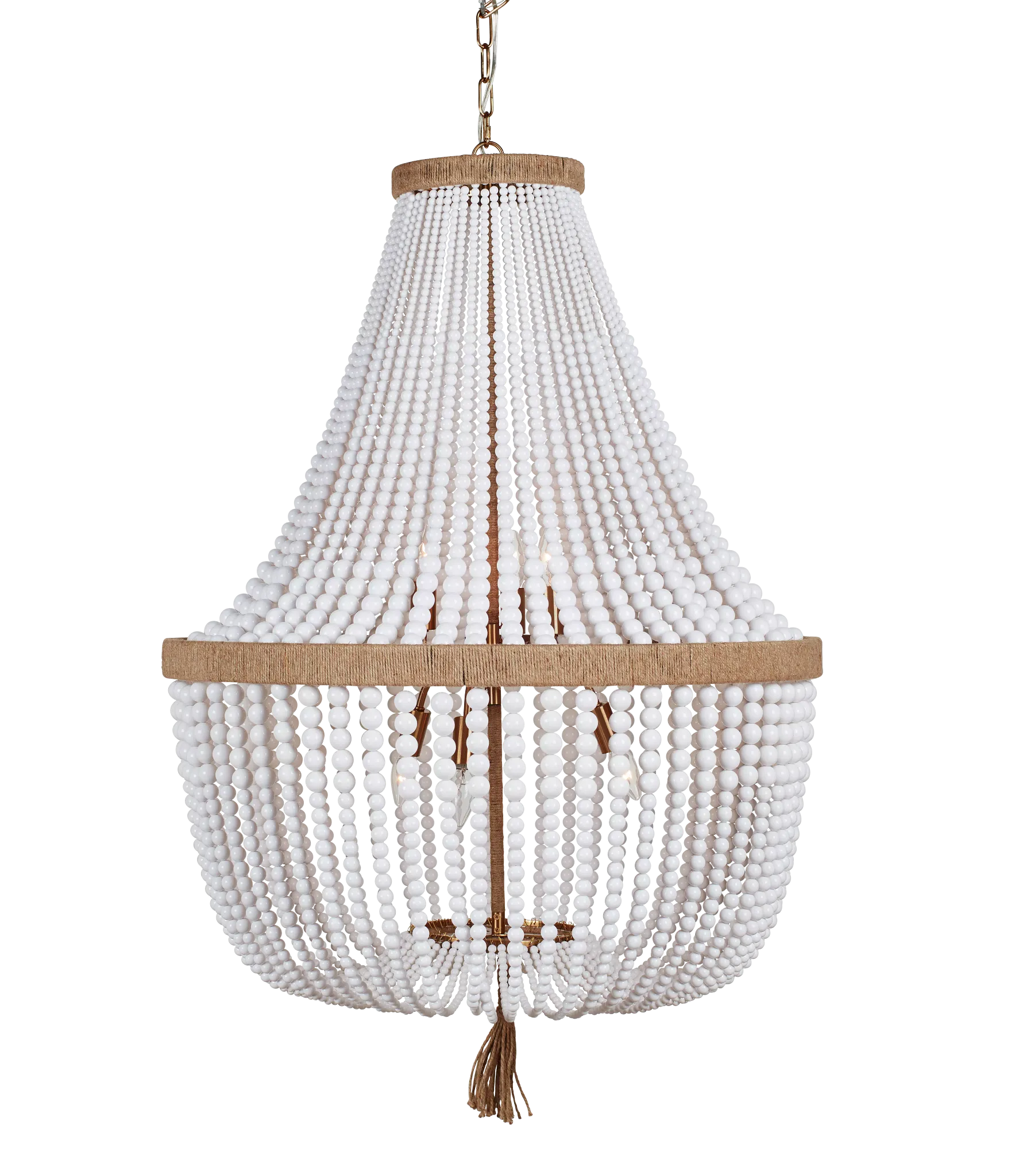 Larsen White Large Chandelier